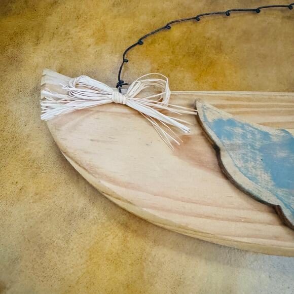 Carved Wood Mallard Duck Goose Farmhouse Cottagecore Wall Decor - Picture 5 of 6